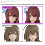 30MS Option Hair Style Face Parts Set Tenka Osaki Chiyuki Kuwayama