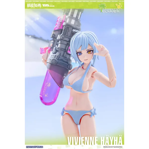 Forest's Summer FANTASY GIRLS Vivienne Hayha Plastic Model Kit (1/10.5)