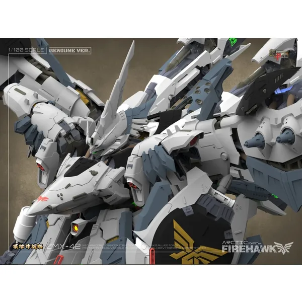Mechanicore 1/100 ZMX-42 Firehawk the Arctic Combat Mode Model Kit