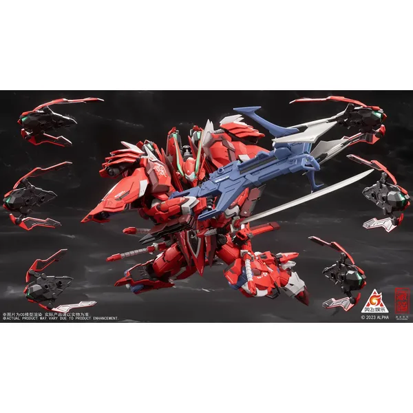 CD-FA-04 KAINAR ASY-TAC FRONTEER DSK-02 Full Armor DUSSACK Red Night Dedicated Machine Alloy Action Figure