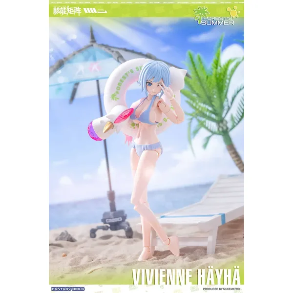 Forest's Summer FANTASY GIRLS Vivienne Hayha Plastic Model Kit (1/10.5)