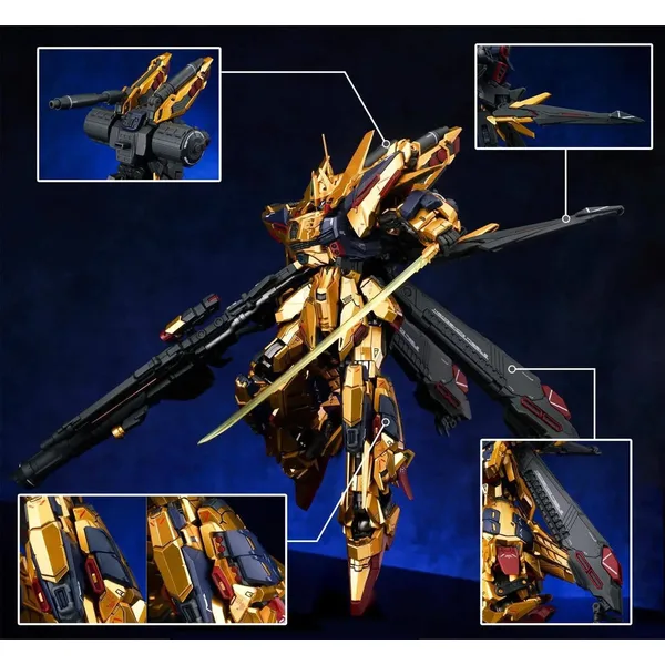 Shenma model 1/100 MG Golden Warrior Metal Frame Model Kit