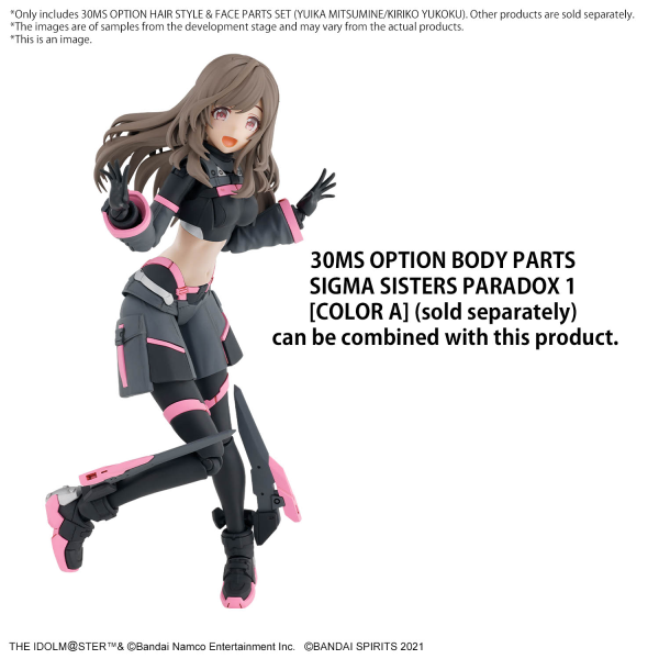 30MS Option Hair Style Face Parts Set Yuika Mitsumine Kiriko Yukoku