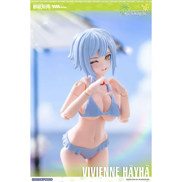 Forest's Summer FANTASY GIRLS Vivienne Hayha Plastic Model Kit (1/10.5)