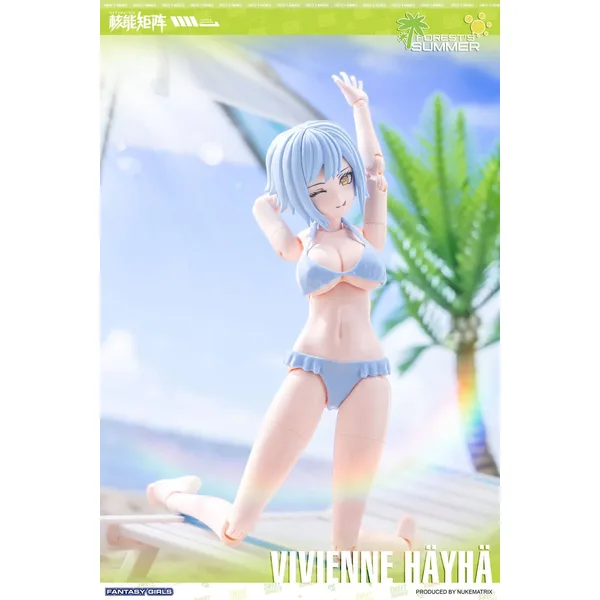 Forest's Summer FANTASY GIRLS Vivienne Hayha Plastic Model Kit (1/10.5)